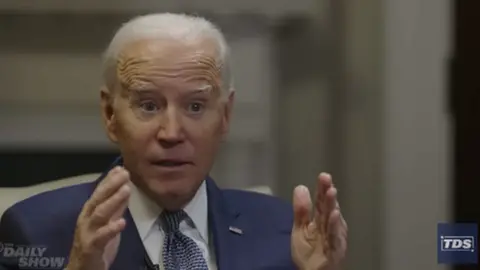 YouTube Joe Biden in the interview