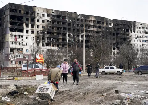 Getty Images Mariupol, 20 March