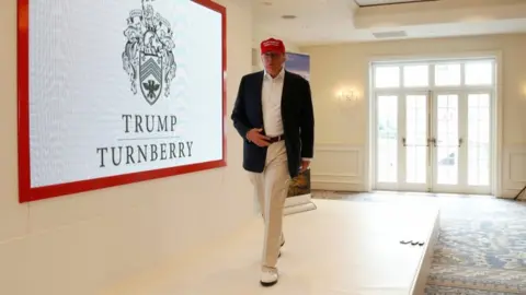 Reuters Donald Trump at Trump Turnberry