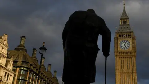 Reuters Churchill statue on parliament square