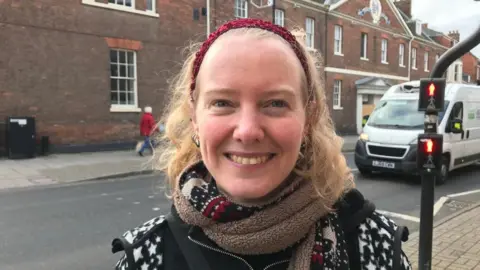 Andrew Sinclair/BBC Justine Hall