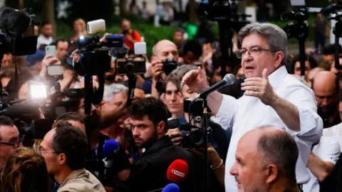 Reuters Jean-Luc Melenchon, leader of French far-left opposition party La France Insoumise