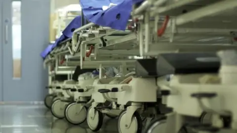 Getty Images Hospital beds