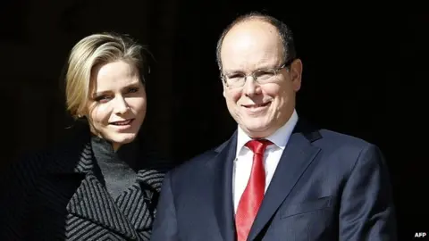 AFP Prince Albert II and Princess Charlene