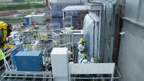 Sellafield Work on silo