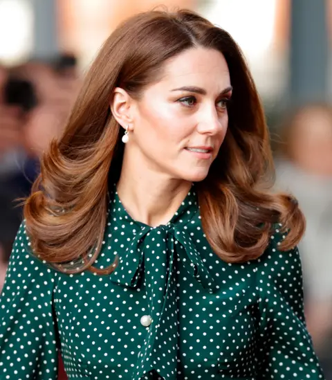 Getty Images Catherine, Duchess of Cambridge visits Evelina London Children's Hospital on December 11, 2018 in London, England