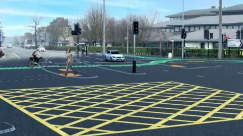 Hull City Council Freetown Way cycle scheme