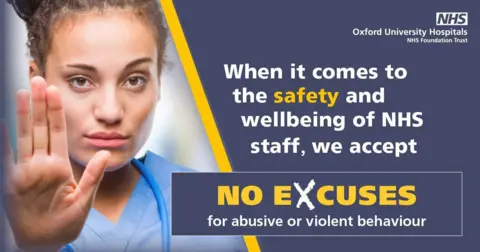 OUH OUH's No Excuses campaign poster