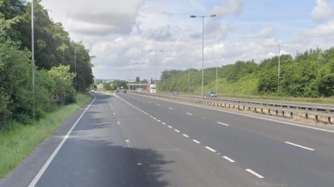 A general view of the A63 near North Ferriby