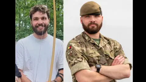 Ministry of Defence Two profile photos of Lance Corporal Stewart Freeman
