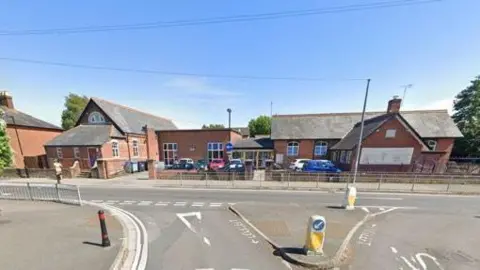 Front of school