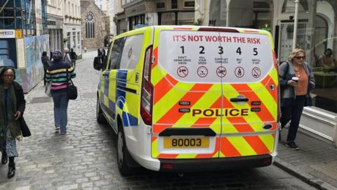 Guernsey Police van