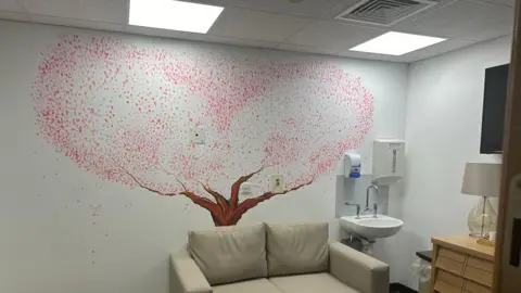 South Tyneside and Sunderland NHS Foundation Trust The blossom tree artwork