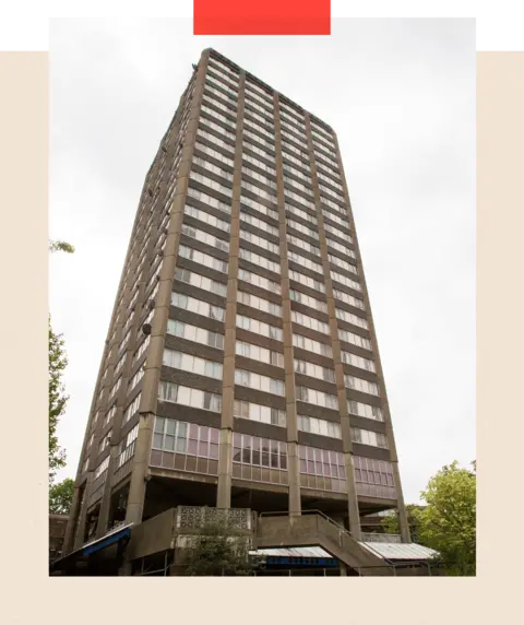 PA Grenfell Tower in 2011 - before the cladding was installed