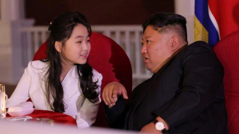 Kim Jong Un chooses teen daughter as hei