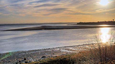  Sandbanks in the Mersey Estuary near Speke