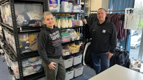 BBC Debbie Hughes and Simon Lellow