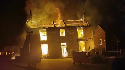 Chris Green The pub on fire