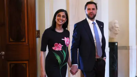 Getty Images Usha Vance and JD Vance