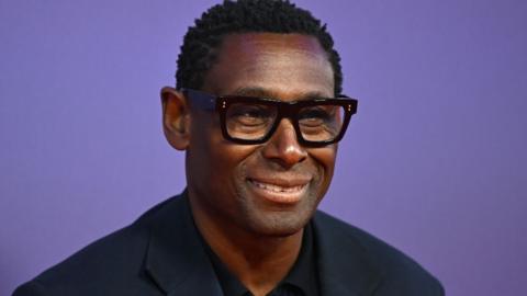 British actor David Harewood poses on the red carpet upon arrival to attend the world Premiere of the film "The Kitchen" during the 2023 BFI London Film Festival in London, on October 15, 2023