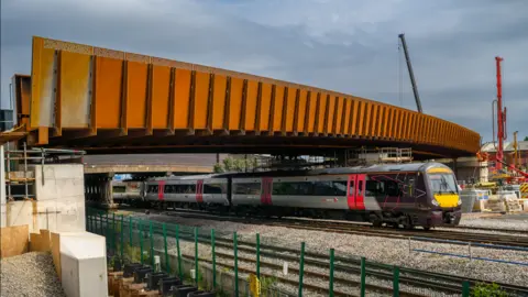 HS2 The bride in place in Saltley