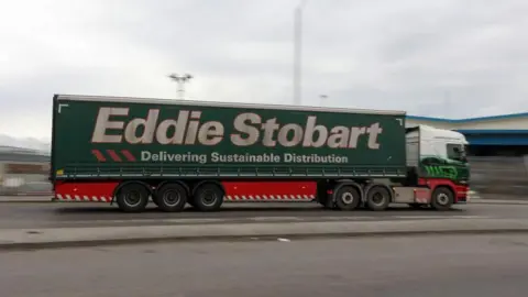 An Eddie Stobart lorry