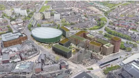 Stoke-on-Trent City Council CGI of the Etruscan Square scheme