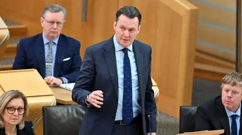 Getty Images russell findlay in the scottish parliament