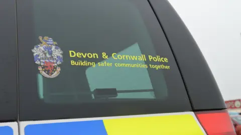 Devon & Cornwall police car sign