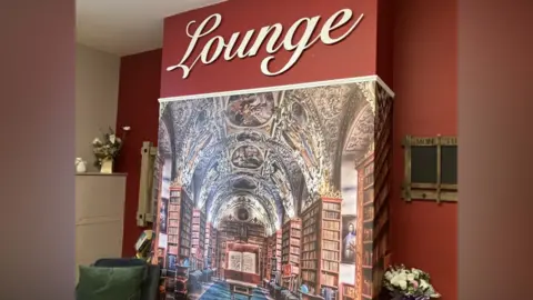 Sumaiya Motara/BBC Interior of La Latte Lounge