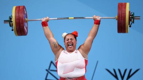 British weightlifter Emily Campbell