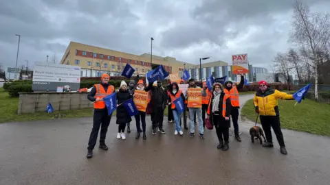 BBC Junior Doctors picket line