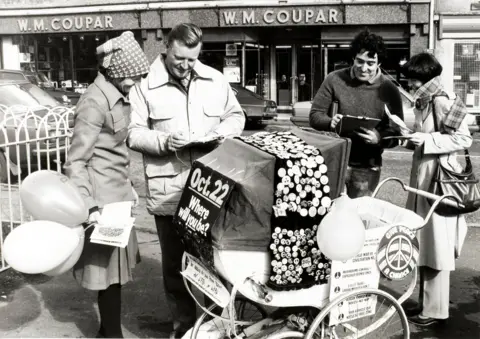 National Museums of Scotland Campaign for Nuclear Disarmament protest Blairgowrie, c.1983