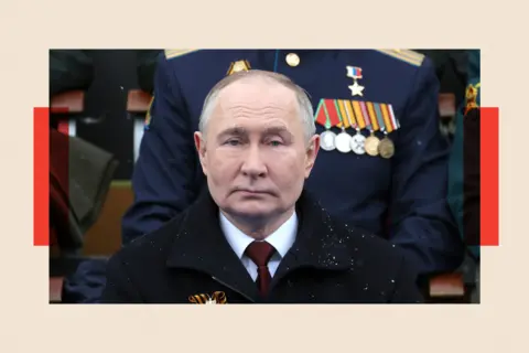 Reuters Russian President Vladimir Putin attends a military parade on Victory Day