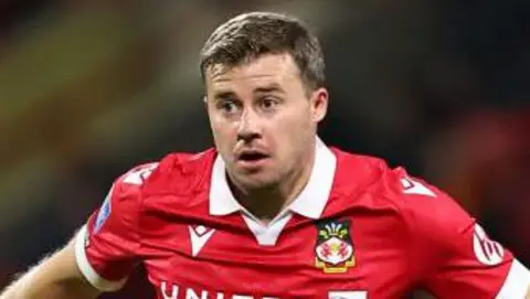 James Jones in action for Wrexham