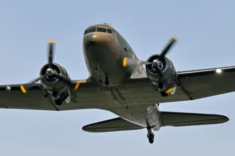 Royal Air Force Museum An RAF Dakota can be seen in skies above Shropshire