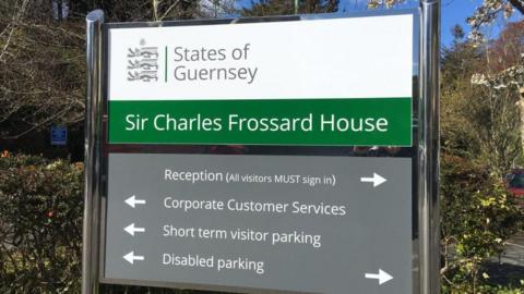 Sir Charles Frossard House sign