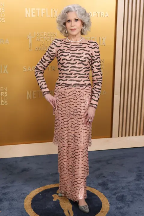 Getty Images Jane Fonda attends the 31st Annual Screen Actors Guild Awards at Shrine Auditorium and Expo Hall on February 23, 2025 in Los Angeles, California