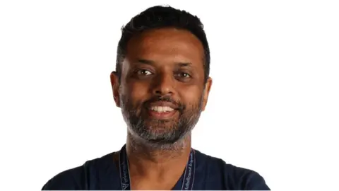 The Royal Wolverhampton NHS Trust Tonny Veenith in a dark blue top