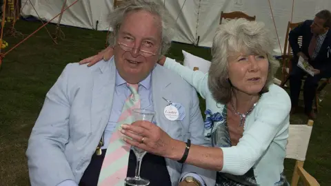 Getty Images Leo and Jilly Cooper photographed in 2004