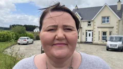 BBC Shows Joy Beard outside her home