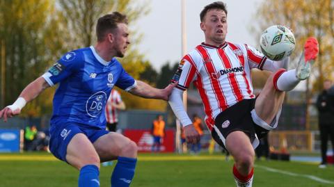 Action from Derry City's game against Waterford