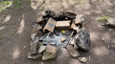 Severn Trent Peak district campfire