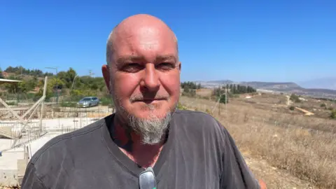 Dean Sweetland, who lives in a kibbutz on Israel's northern border with Lebanon