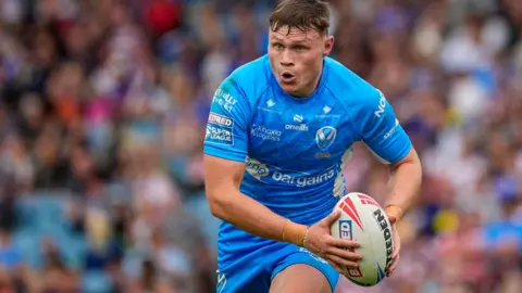 Ben Davies in action for St Helens.