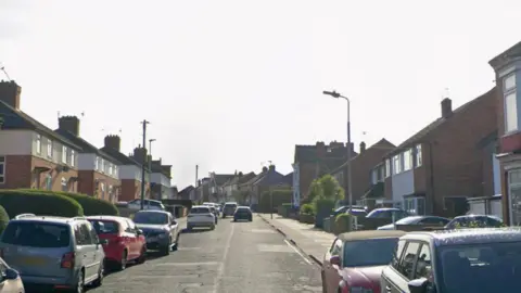 Google Duncan Road in Leicester