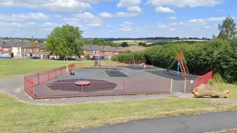 Google Play area in Park Street in Heanor