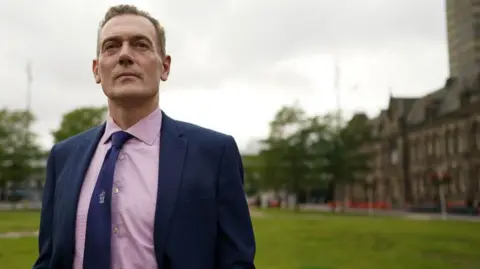 Getty Andy Preston in front of Middlesbrough Town Hall