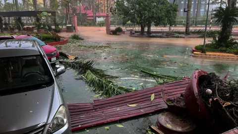 Reuters Area damaged by storm Yagi, in Do Son district, Hai Phong