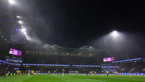 A general view of Burnley v Watford match at Turf Moor 